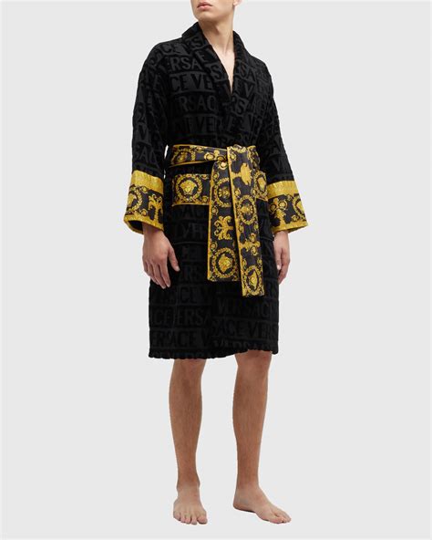 men versace robe cheap|versace kimono robe.